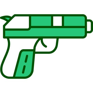 Silah silah ikonu. vektör illüstrasyonu