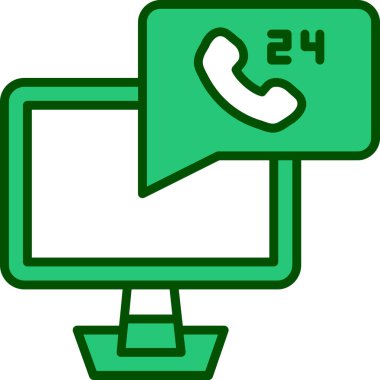 Çağrı merkezi. Basit resimleme