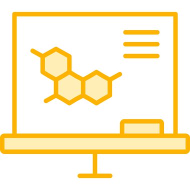 bir bilgisayarın vektör simgesi