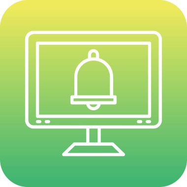 Benzersiz uyarı vektör simgesi