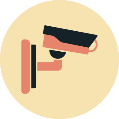 - Kamera. Web simgesi vektör illüstrasyonu