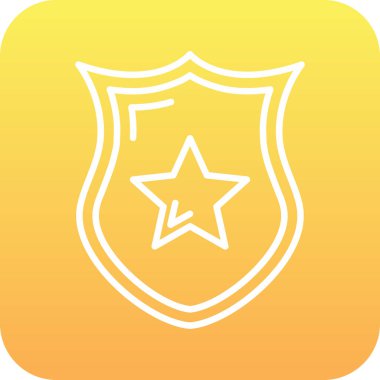 star icon isolated on abstract background