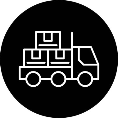 kamyon simgesi çizimi