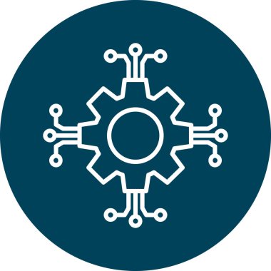 Vektör dişli simge tasarlamak