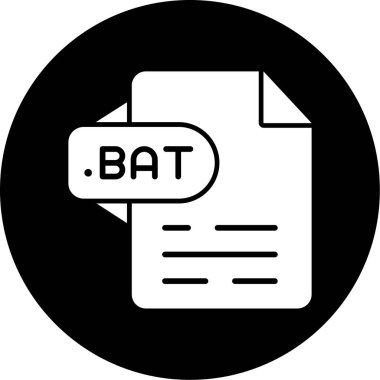 Yarasa vektör simgesi modern basit illüstrasyon