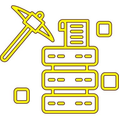 Yapı araçları simgesi - taslak biçimi