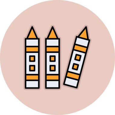 kalem simgesi vektör illüstrasyonu