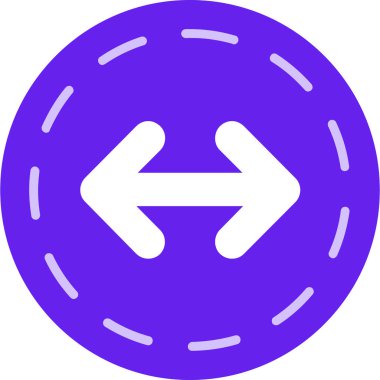 Ok. Web simgesi basit illüstrasyon