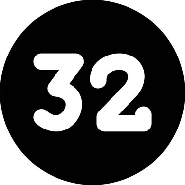 24 saat glyph simgesi. Bu düz sembol siyah renk, yuvarlak açılar ve beyaz arkaplan