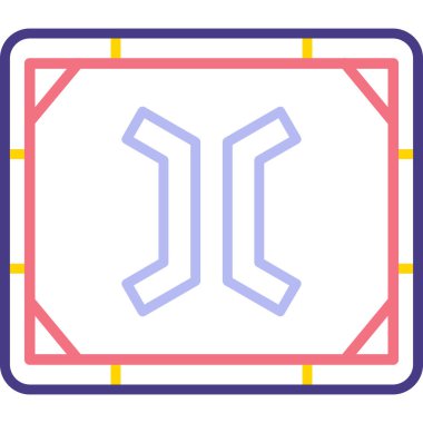 Mısır vektör illüstrasyonunun bayrağı