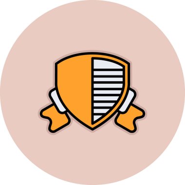 Tek bir simgenin vektör illüstrasyonu