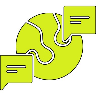 metin ve tırnak işaretli konuşma balonu