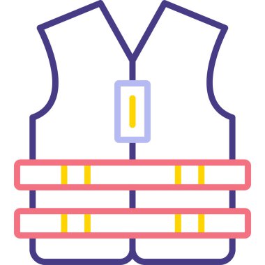 Bir yeleğin vektör illüstrasyonu