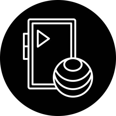 Modern b 'nin vektör illüstrasyonunda müziğin eksik simgesi