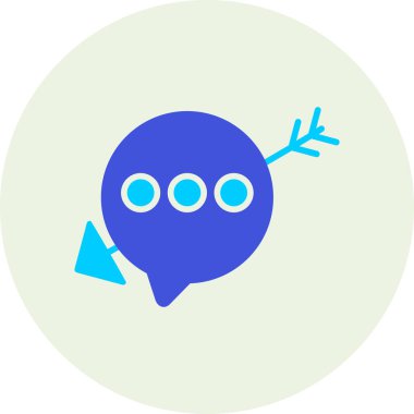 Sohbet simgesi vektör illüstrasyonu