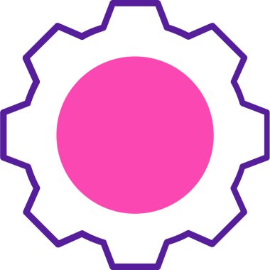 Teçhizat Web simgesi basit illüstrasyon