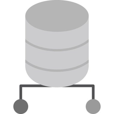 sunucu simgesi. veri merkezi teknolojisi ve depolama teması. Yalnız tasarım. vektör illüstrasyonu