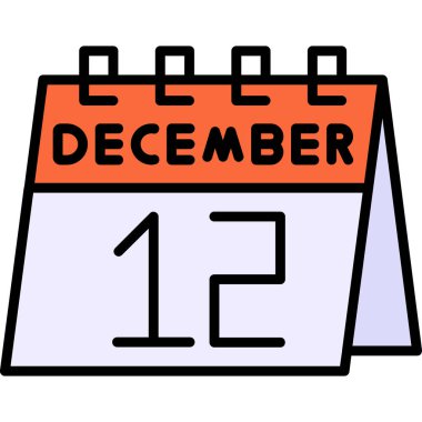 takvim tarihi simgesi vektör illüstrasyon