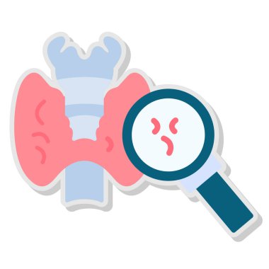 Büyüteç vektör çizimi olan insan organı