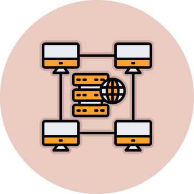 ağ paylaşımı. Basit resimleme