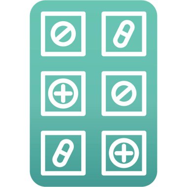 hap ikonu vektör illüstrasyonu