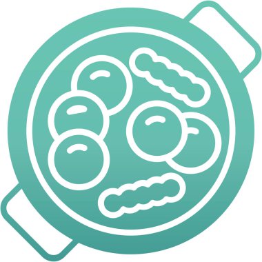 Virüs. Web simgesi basit illüstrasyon