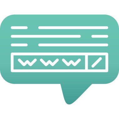 İletişim simgesi vektör illüstrasyon tasarımlı konuşma balonu