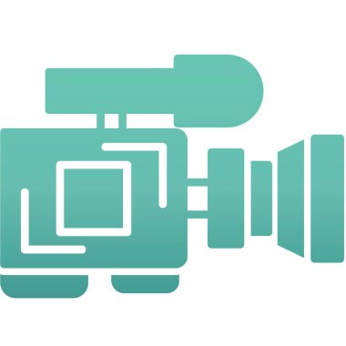 kamera simgesi vektör illüstrasyonu