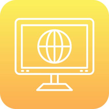 izleyici ikon vektör illüstrasyonu