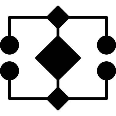 Çip simgesi vektör illüstrasyonu