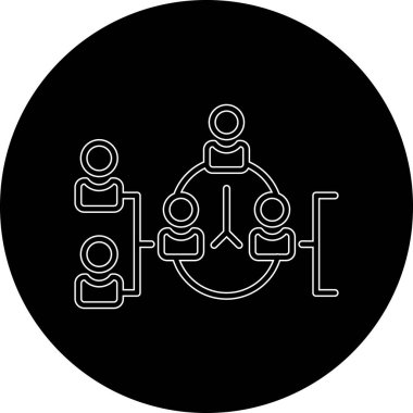 Seo simgesinin vektör illüstrasyonu