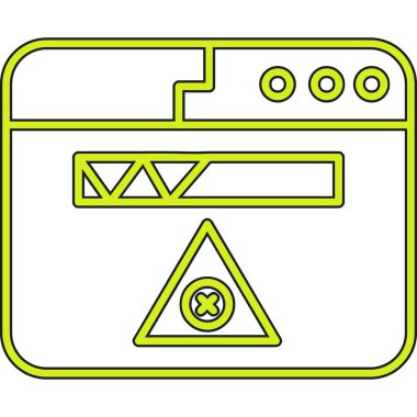 Modern b 'nin vektör illüstrasyonu eksik simgesi