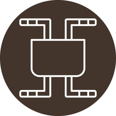 Modern b 'nin vektör illüstrasyonu eksik simgesi