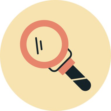 Ara. Web simgesi basit illüstrasyon