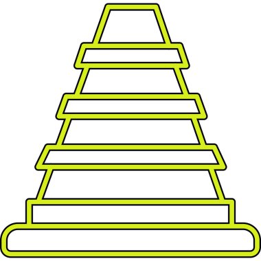 Noel Ağacı Vektör İllüstrasyonu