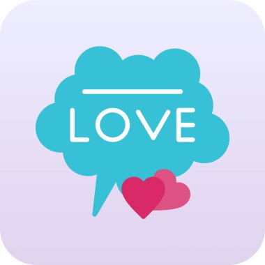 love message vector icon design