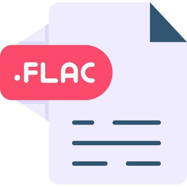 dosya biçimi simgesi, vektör illüstrasyonu