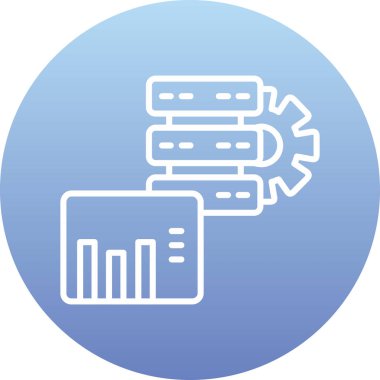 seo modern simgesinin vektör illüstrasyonu