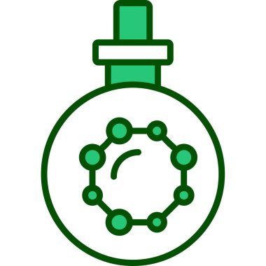 Yılbaşı takıları ikonu. Web için xmas değerli vektör simgesinin özet çizimi