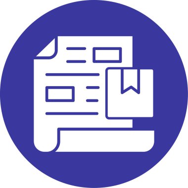 Kitap. Web simgesi basit illüstrasyon