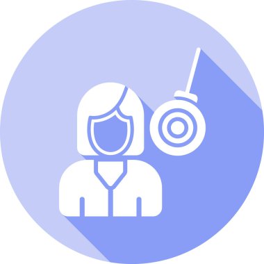 Bir kadının vektör illüstrasyonu