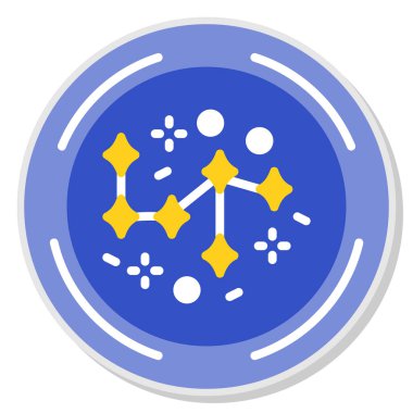 Modern bir simgenin vektör illüstrasyonu