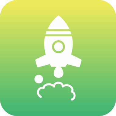 Roket simge vektör çizim