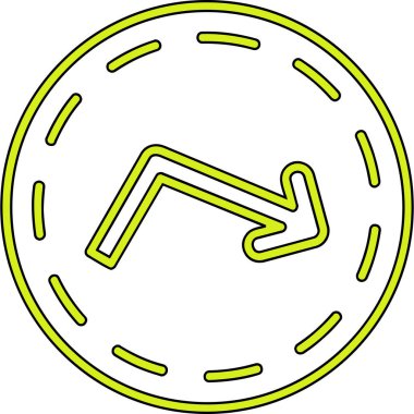 ok simgesi vektör illüstrasyonu