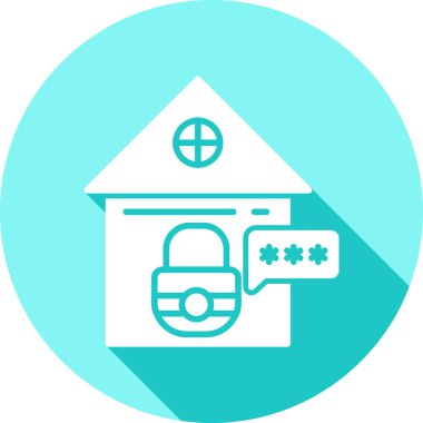 ev simgesi, vektör illüstrasyonu