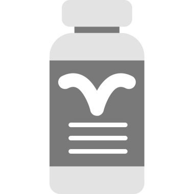 şişe simgesi, vektör illüstrasyonu