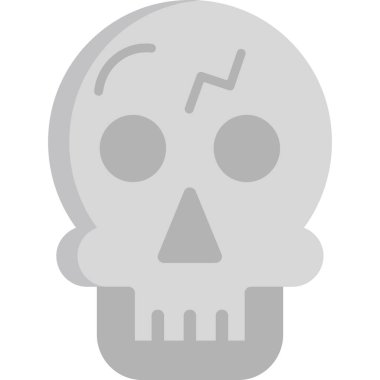 Kurukafa simgesi vektör illüstrasyonu