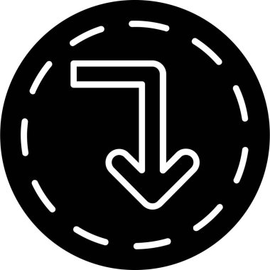 ok simgesi vektör illüstrasyonu