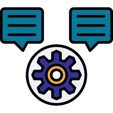 Teçhizat Web simgesi basit illüstrasyon