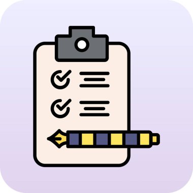 Kontrol listesi simgesi vektör illüstrasyon tasarımı ile kontrol listesi